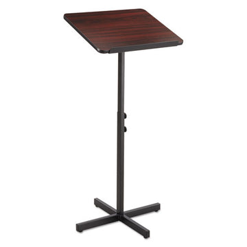 Safco® Adjustable Speaker Stand, 21 X 21 X 29.5 To 46, Mahogany-black freeshipping - TVN Wholesale